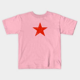 Red Star Emoji Kids T-Shirt